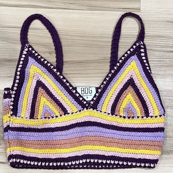 Urban Outfitters BDG Crocheted Crop Top Women’s Small - Picture 2 of 5